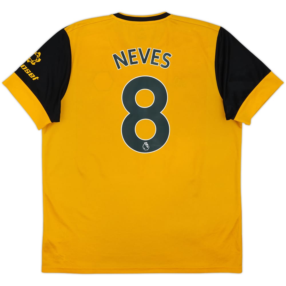 2020-21 Wolves Home Shirt Neves #8 - 7/10 - (XL)