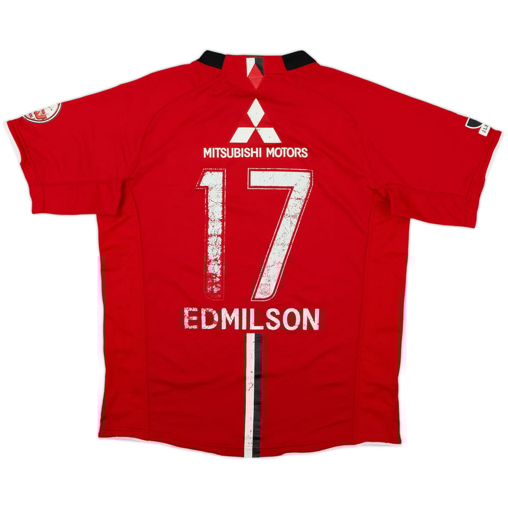 Camiseta de local del Urawa Red Diamonds 2008 Edmilson #17 - 5/10 - (L)
