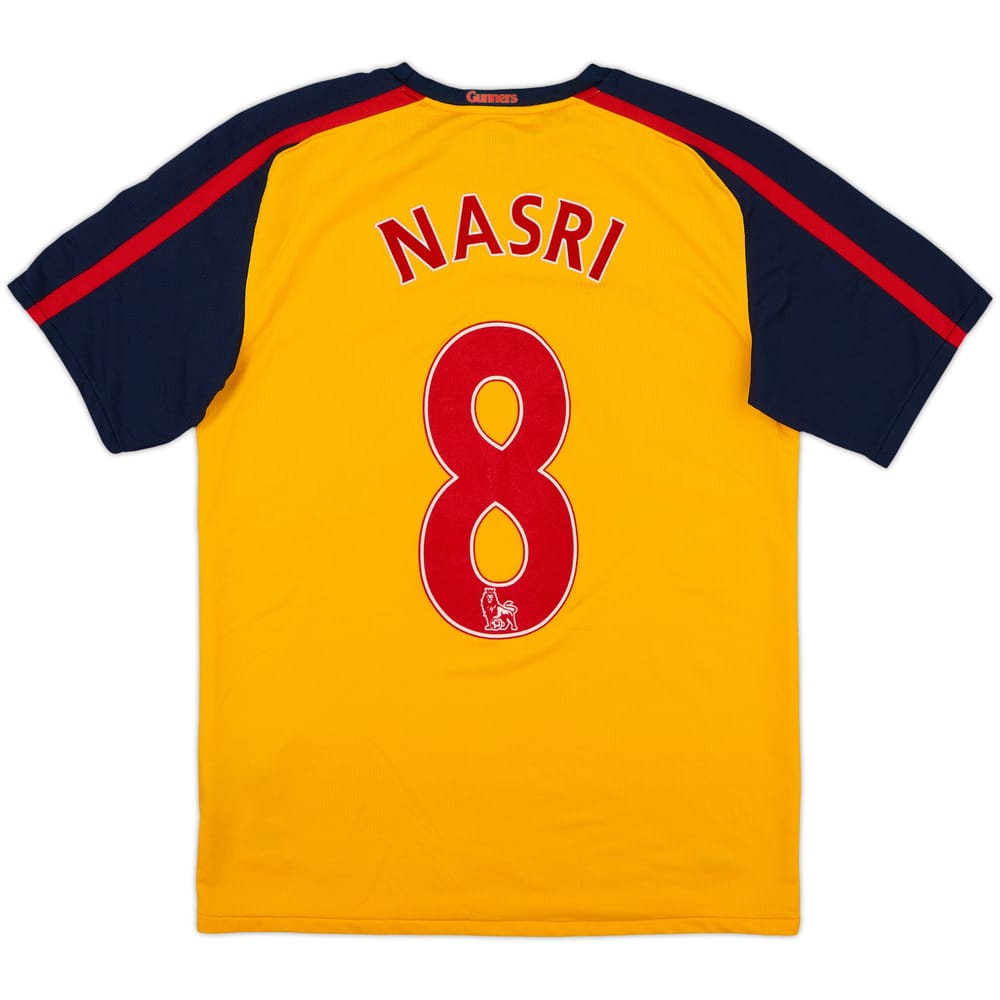 2008-09 Arsenal Away Shirt Nasri #8 - 8/10 - (S)