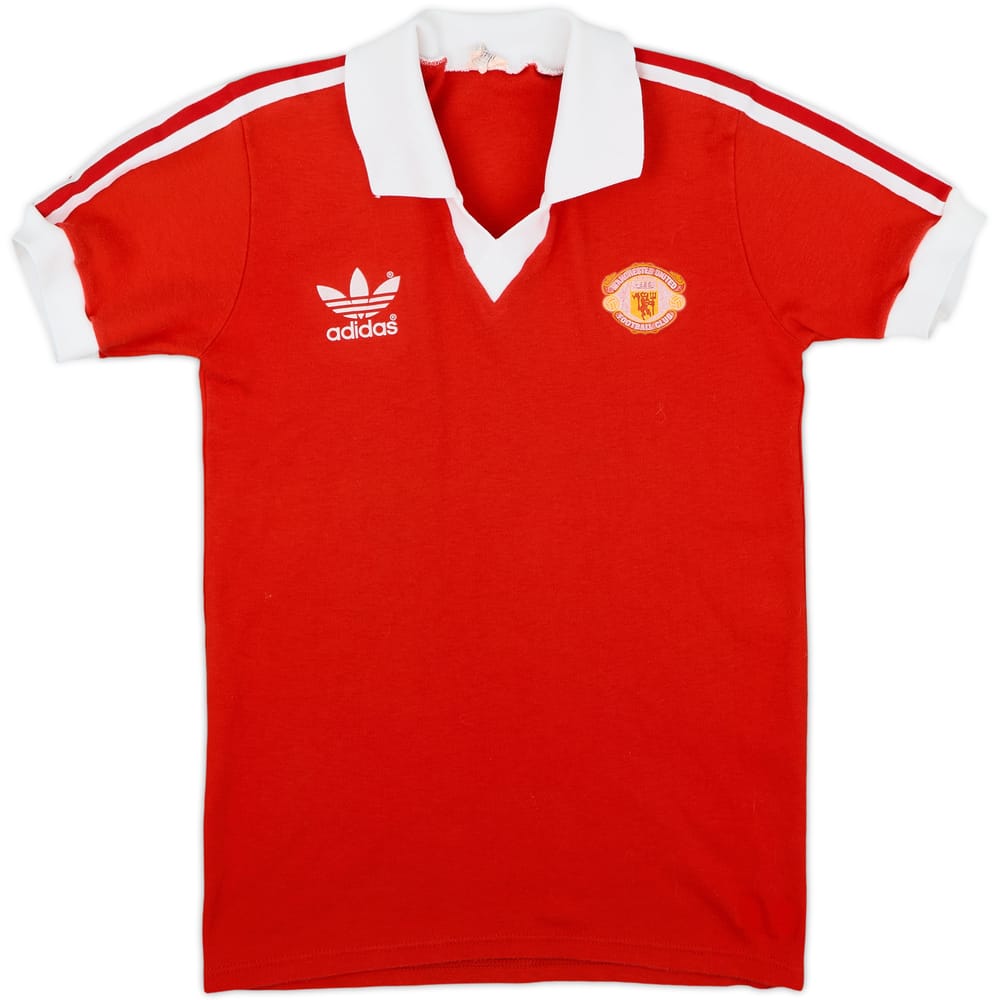 1980-82 Manchester United Home Shirt - 8/10 - (Y)