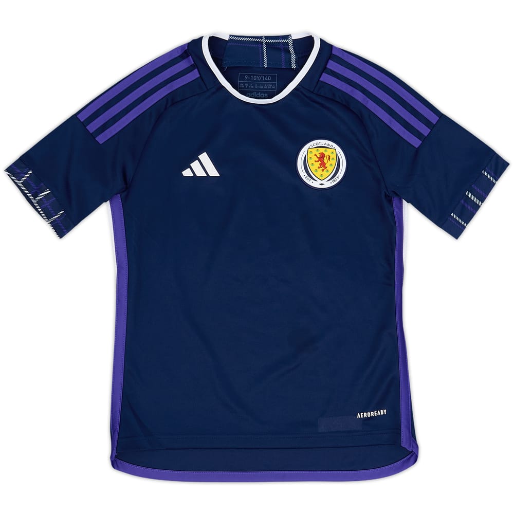 2022-23 Scotland Home Shirt - 10/10 - (S.Boys)