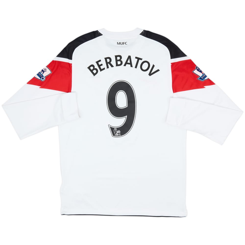 2010-12 Manchester United Away L/S Shirt Berbatov #9 - 8/10 - (M)