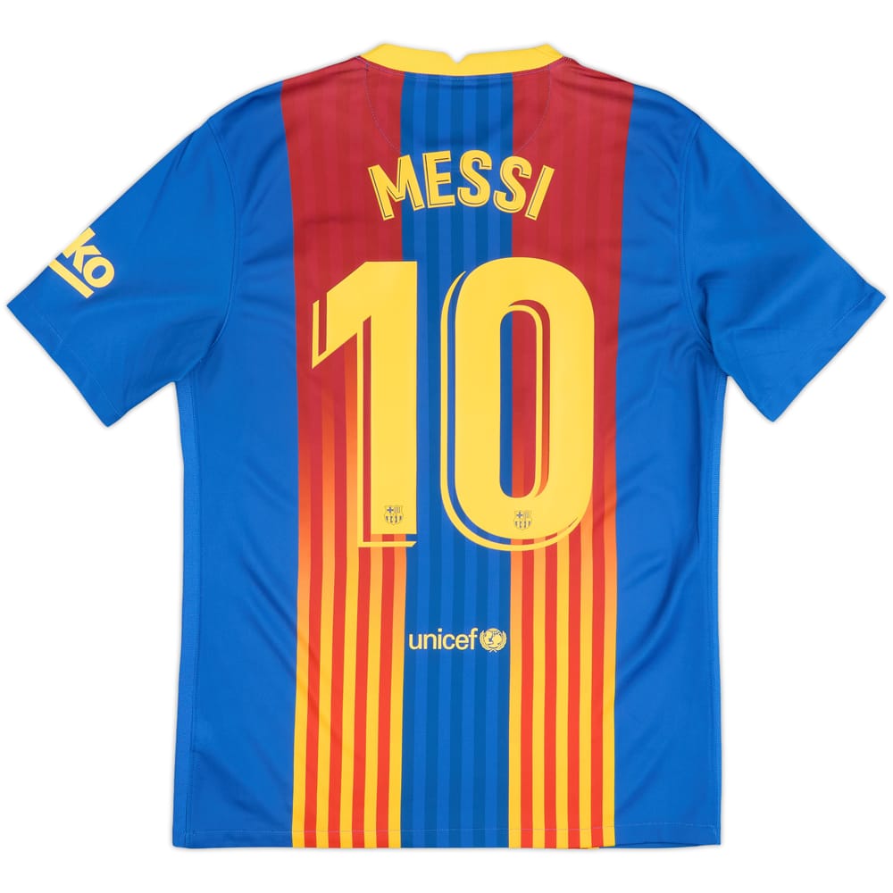 2020-21 Barcelona Special Edition 'El Clasico' Fourth Shirt Messi #10 - 9/10 - (M)