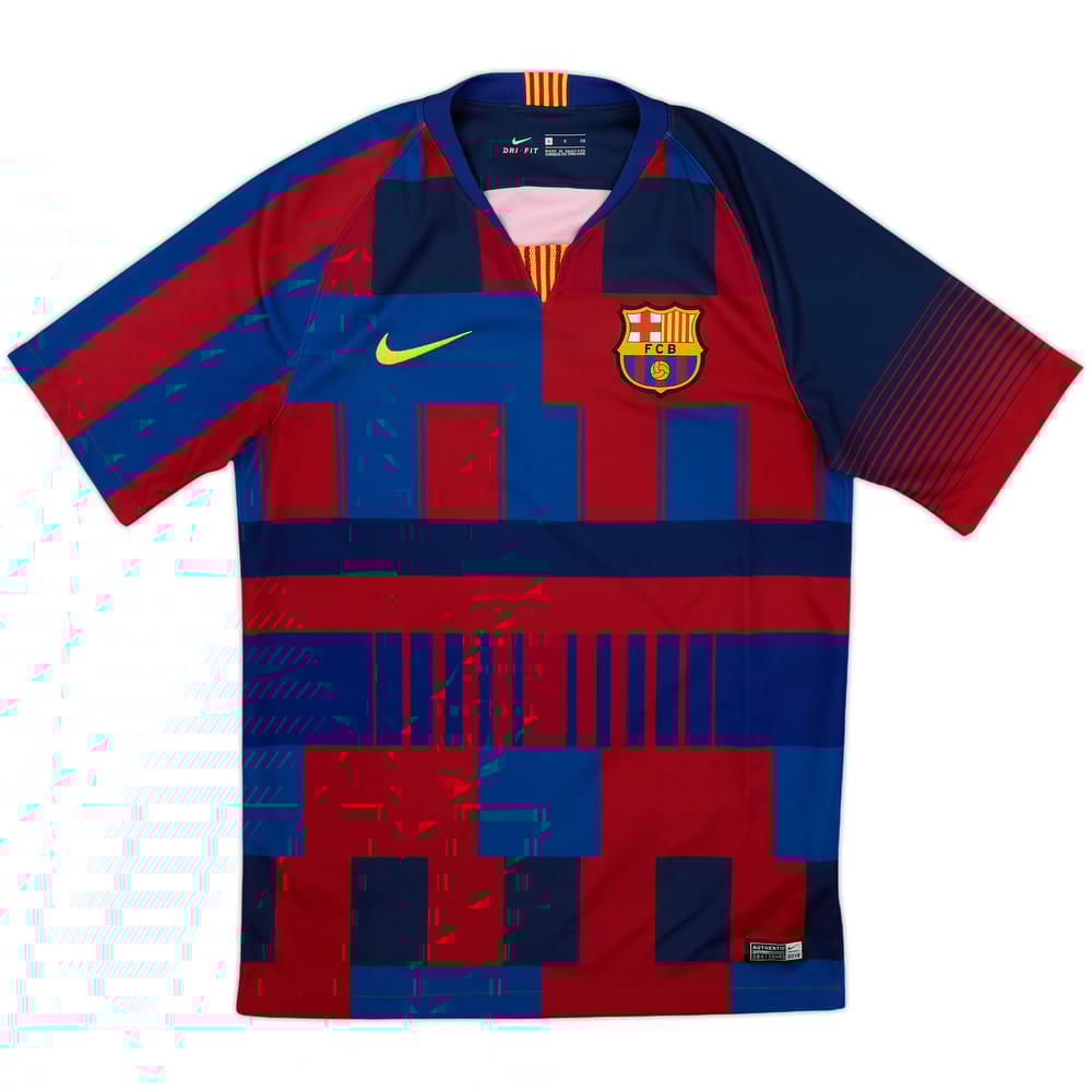 2018-19 Barcelona Nike Mash Up Training Shirt - 9/10 - (S)