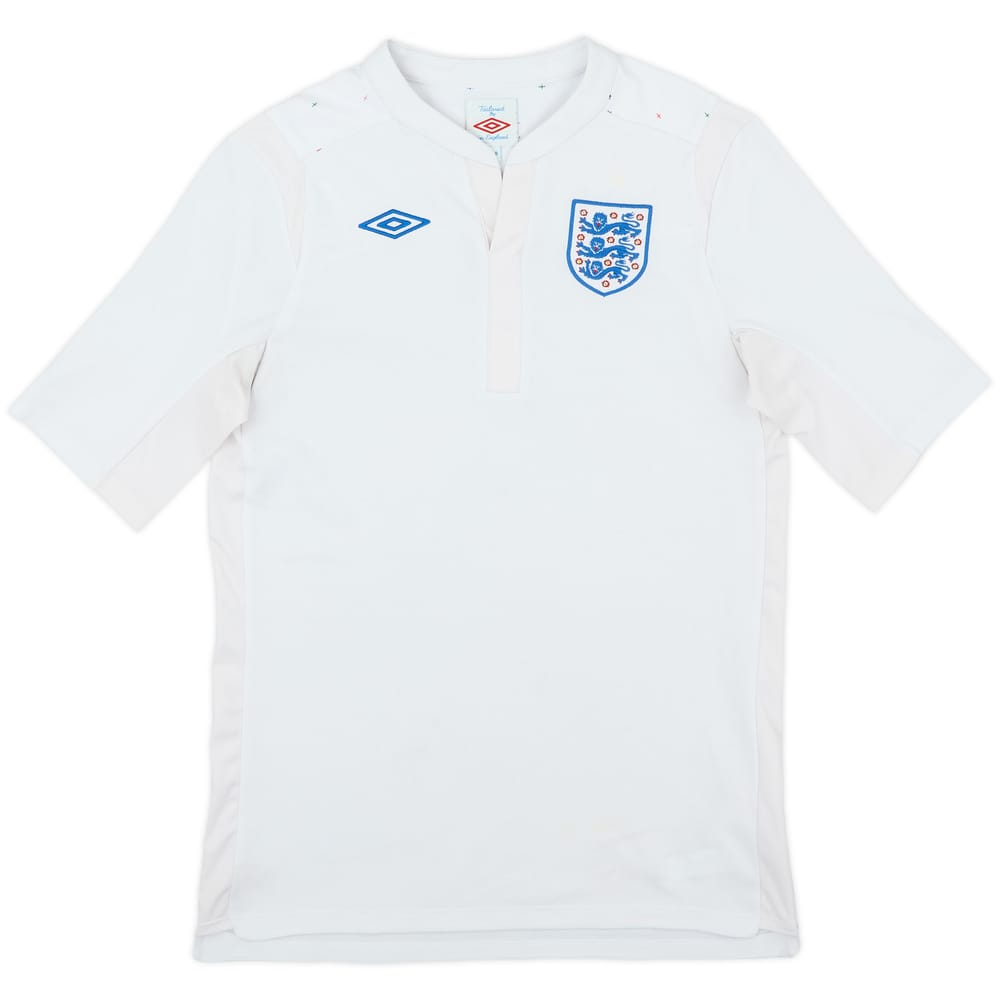 2010-11 England Home Shirt - 7/10 - (L.Boys)