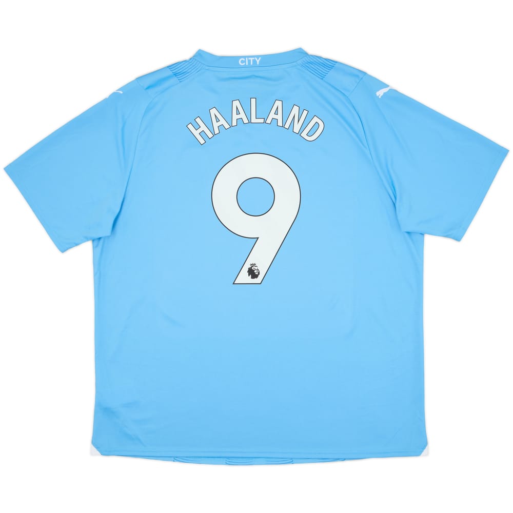 2023-24 Manchester City Home Shirt Haaland #9 (XXL)