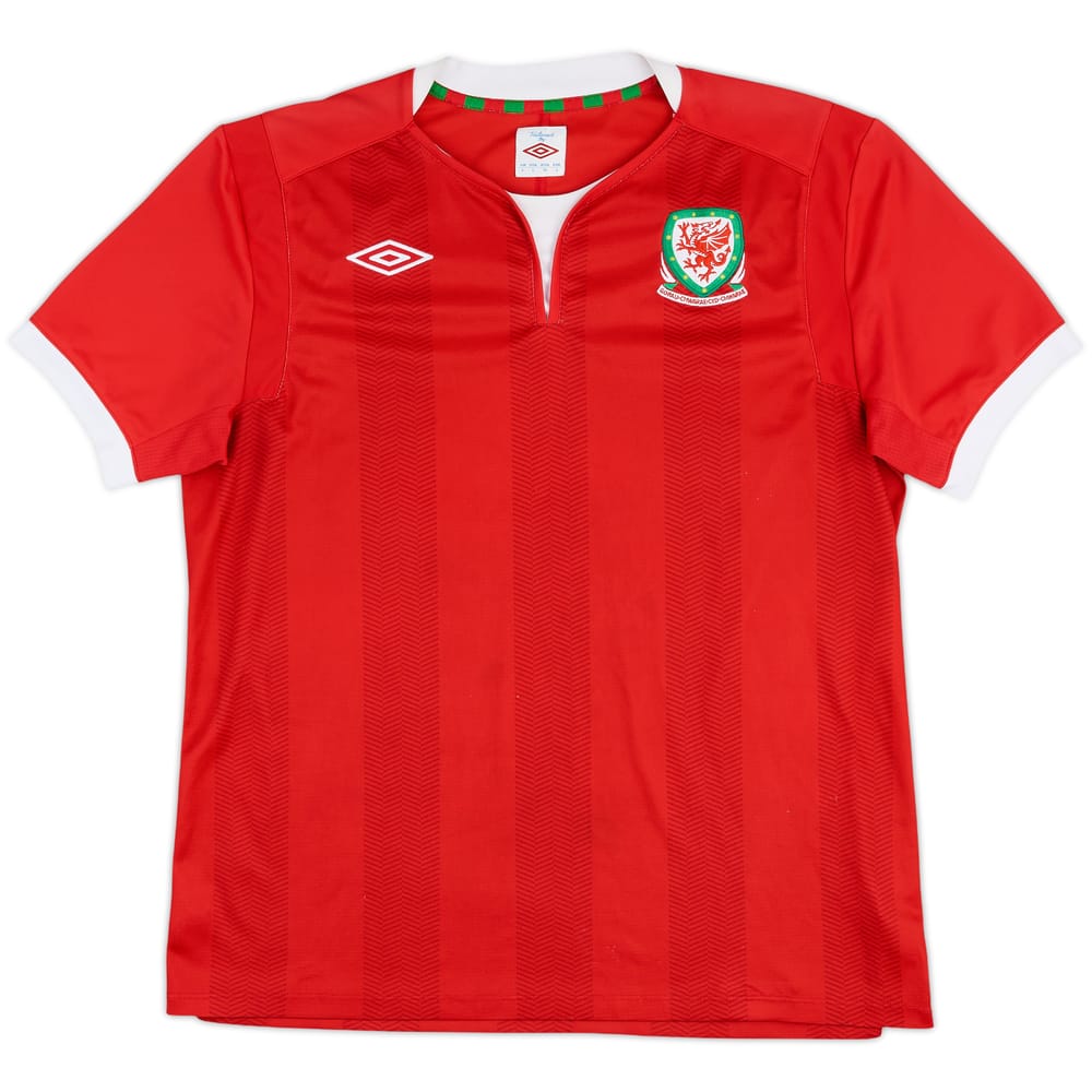 2011-12 Wales Home Shirt - 8/10 - (L)