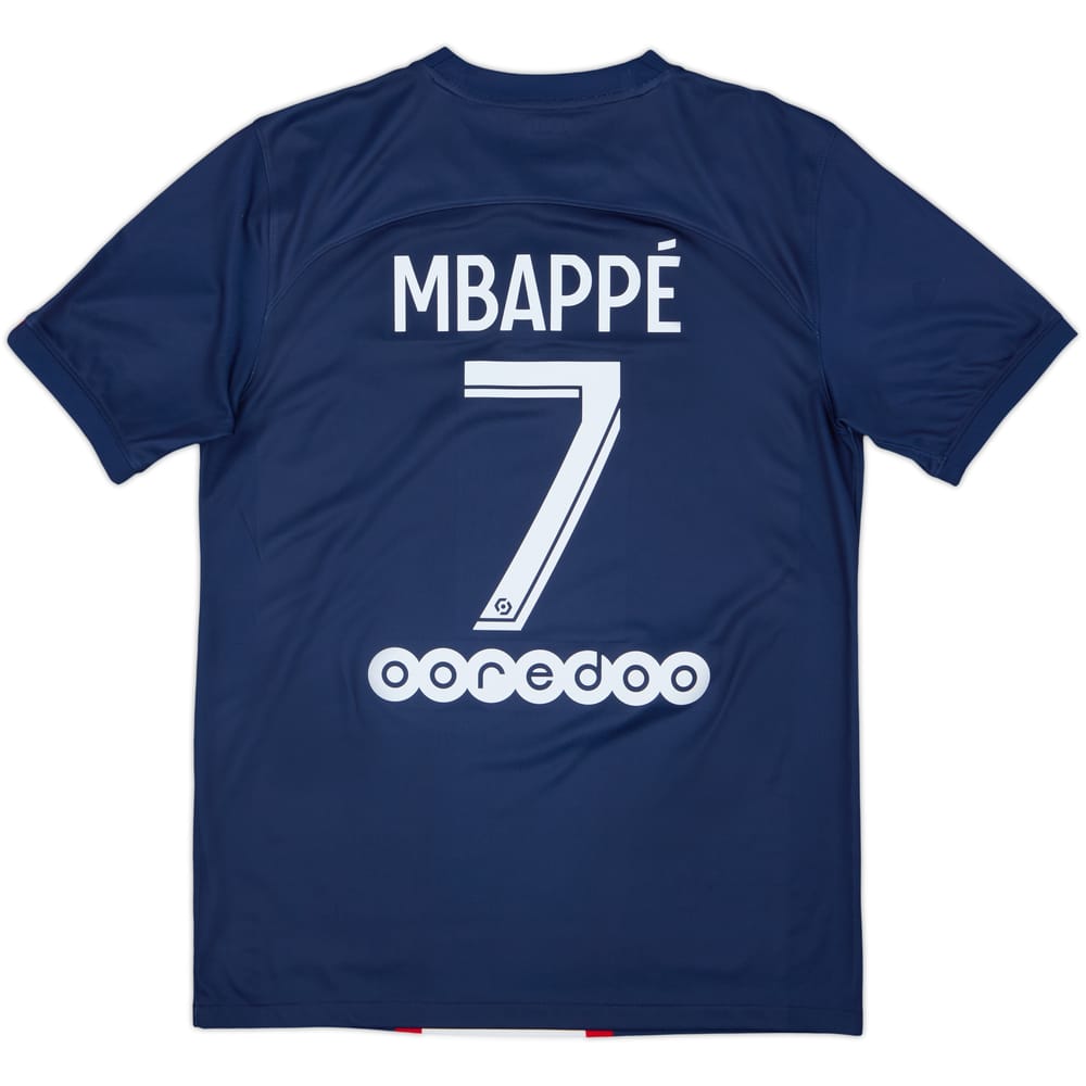 Camiseta de local del Paris Saint-Germain 2022-23 Mbappe #7 - 10/10 - (M)