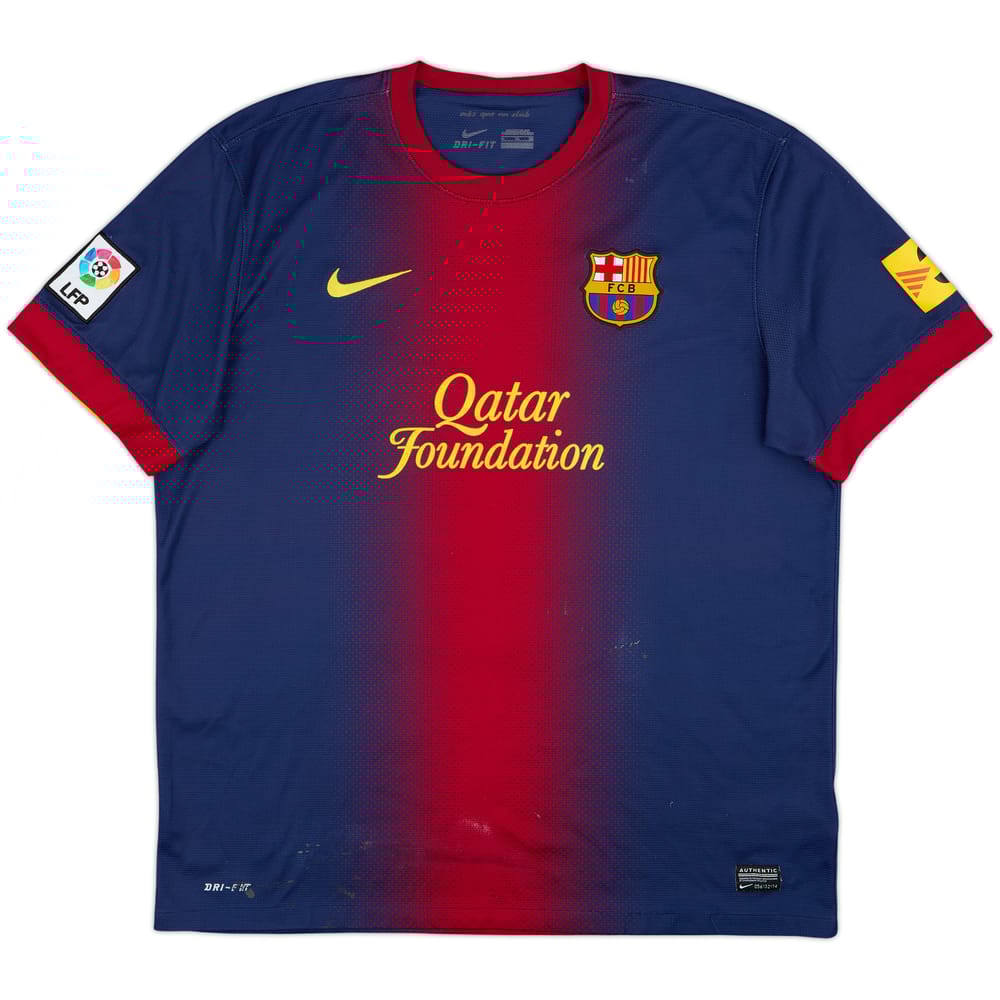 2012-13 Barcelona Home Shirt - 5/10 - (XL)