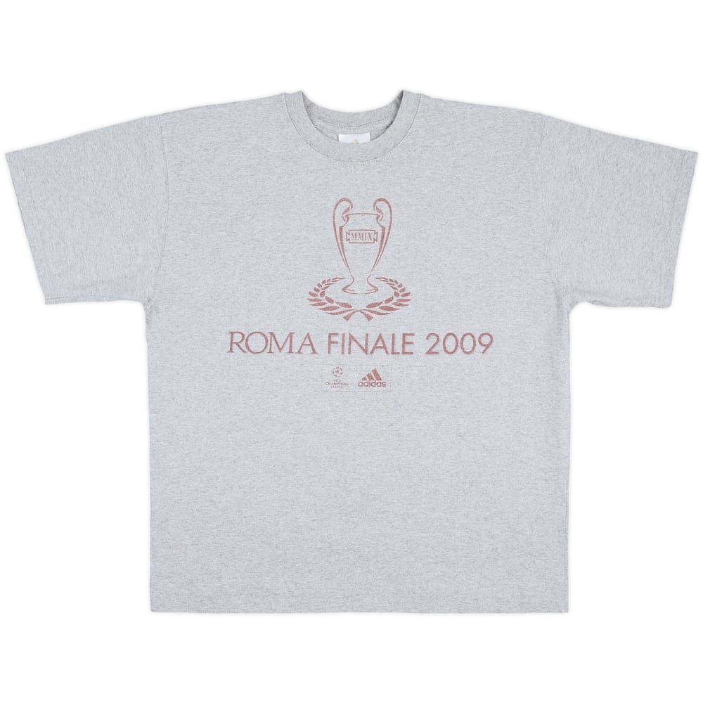 2008-09 adidas UEFA Champions League Final Graphic Tee - 7/10 - (L)