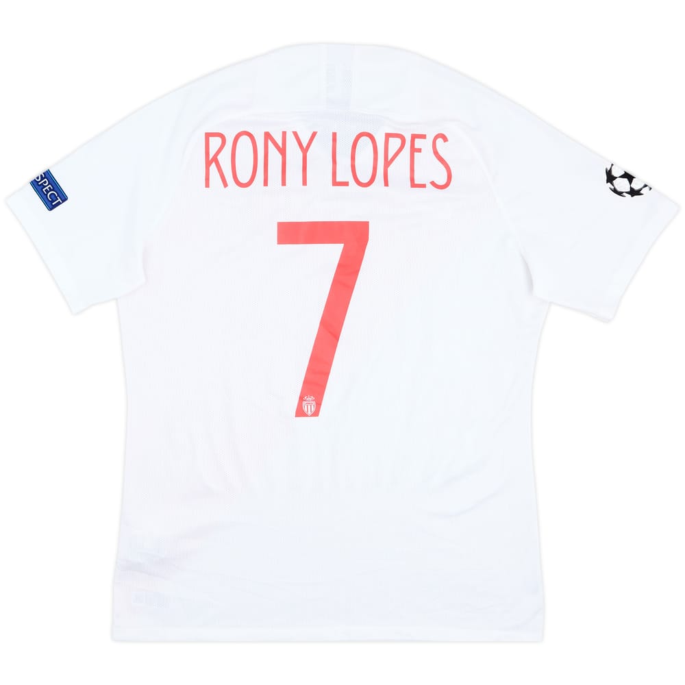 Camiseta de local del Monaco 2018-19 Rony Lopes #7 - 8/10 - (XL)