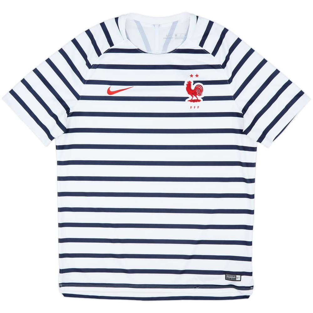2018-19 France Nike Training Shirt - 9/10 - (XL)