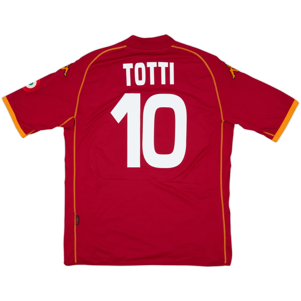 2008-09 Roma Home Shirt Totti #10 - 7/10 - (XXL)