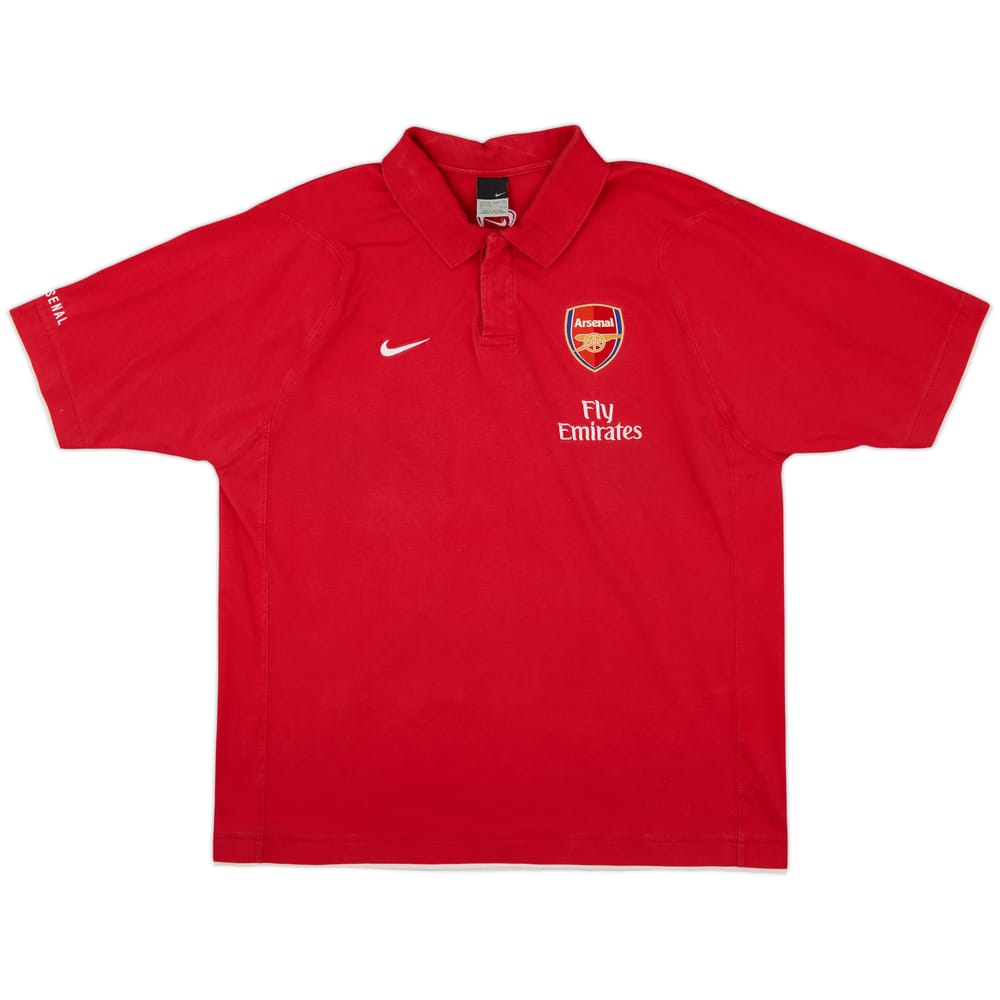 2006-07 Arsenal Nike Polo Shirt - 8/10 - (XXL)