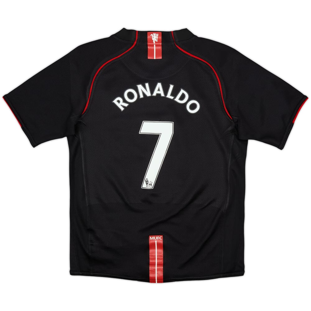 2007-08 Manchester United Away Shirt Ronaldo #7 - 9/10 - (L.Boys)