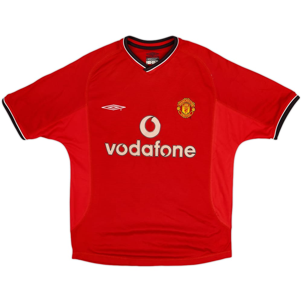 2000-02 Manchester United Home Shirt - 5/10 - (Y)