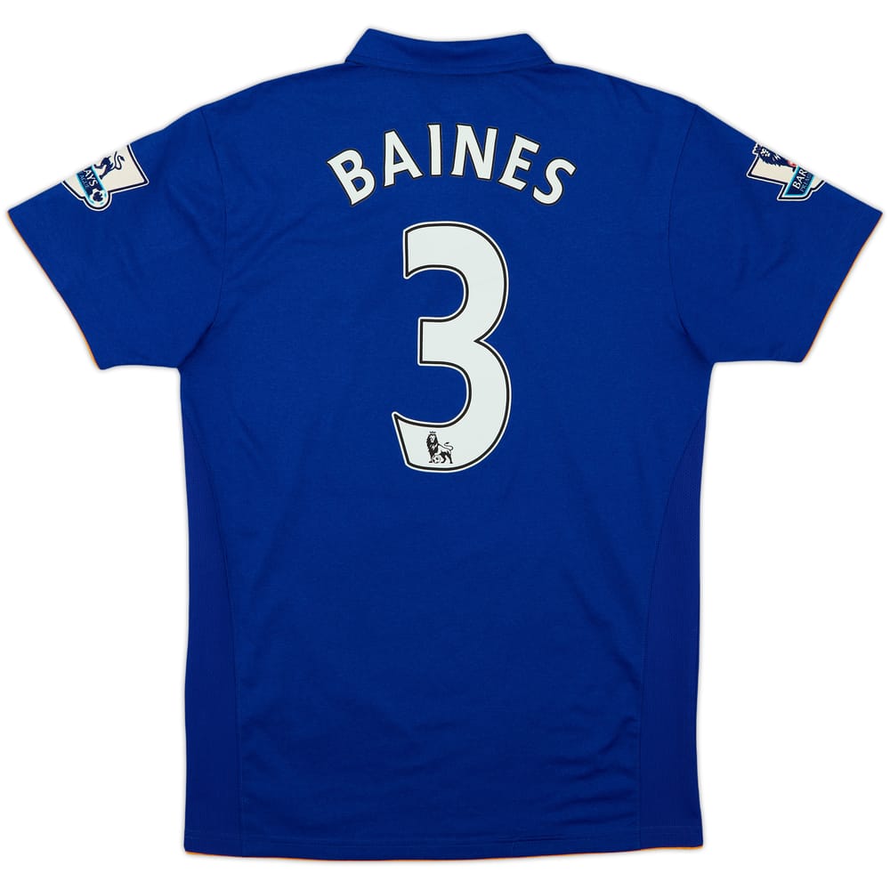 2011-12 Everton Home Shirt Baines #3 - 8/10 - (S)