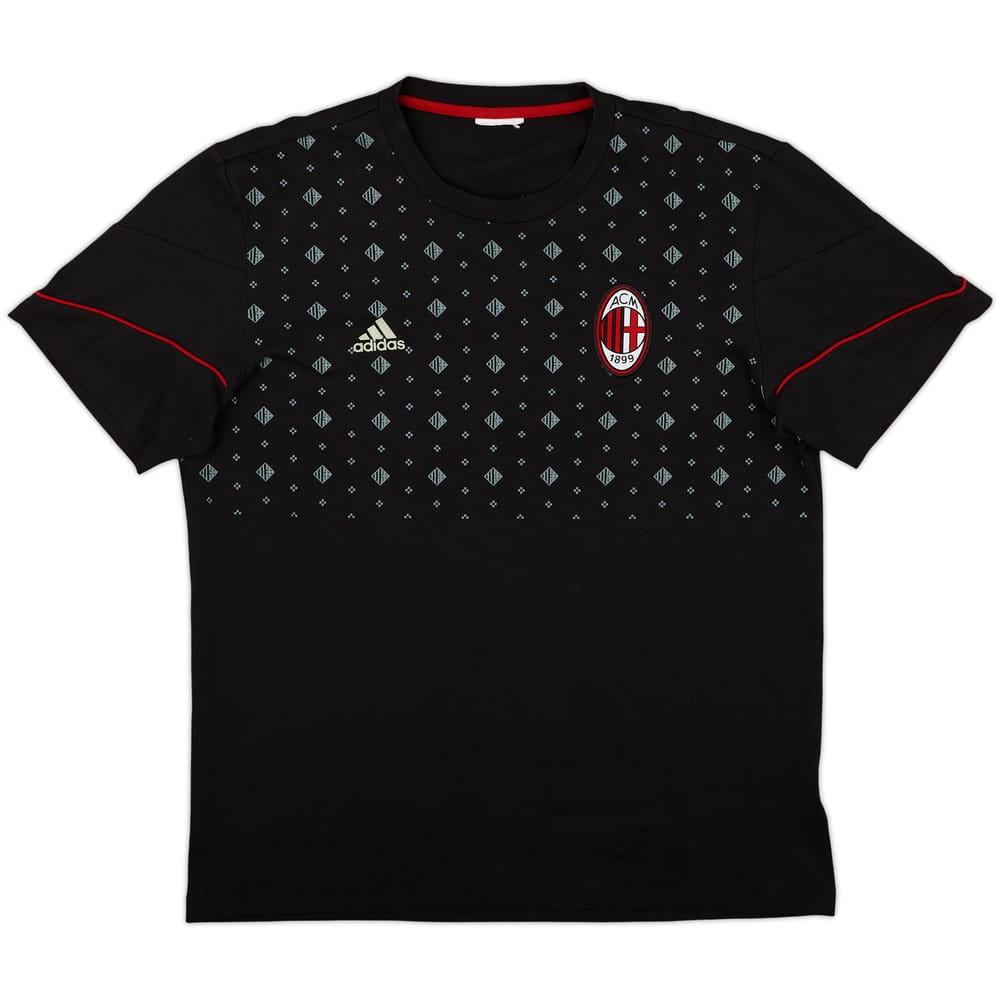 2012-13 AC Milan adidas Cotton Tee - 8/10 - (M)