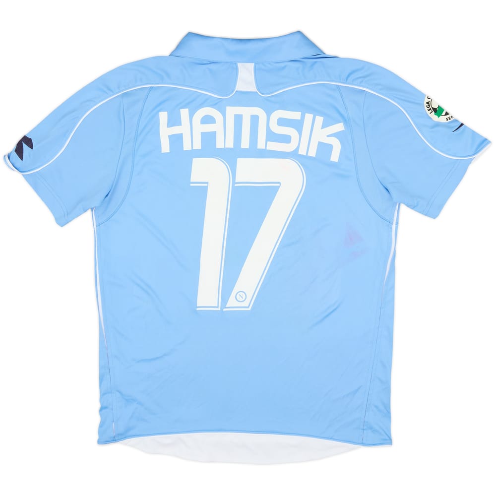 2008-09 Napoli Signed Home Shirt Hamsik #17 - 6/10 - (M)