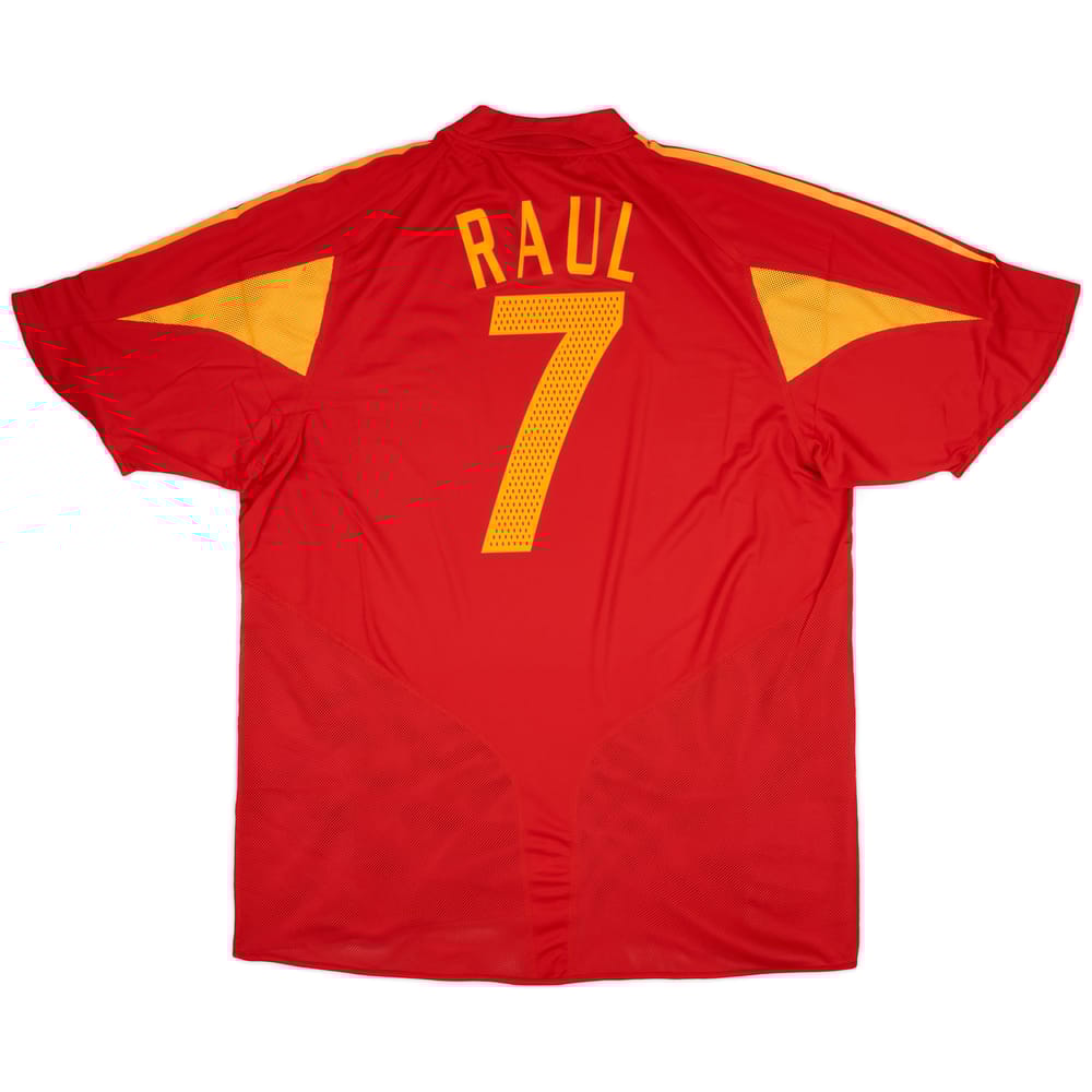 2004-06 Spain Home Shirt Raul #7 (XL)