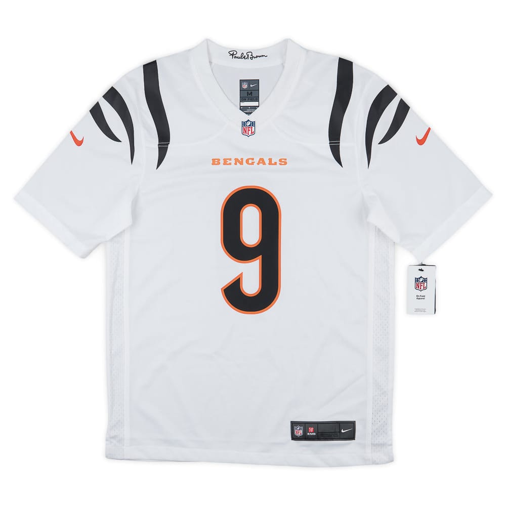 2021-23 Cincinnati Bengals Burrow #9 Nike Game Jersey (Away) 3XL - W/Tags