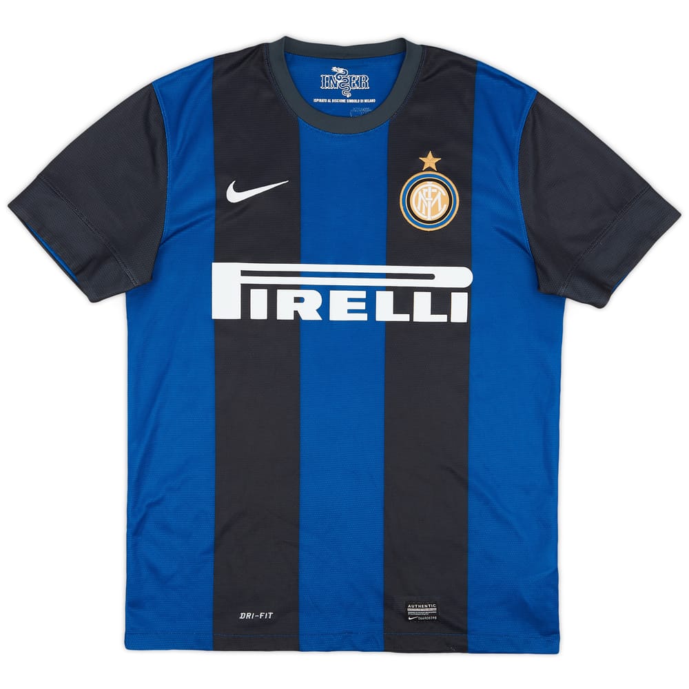 2012-13 Inter Milan Home Shirt - 8/10 - (M)