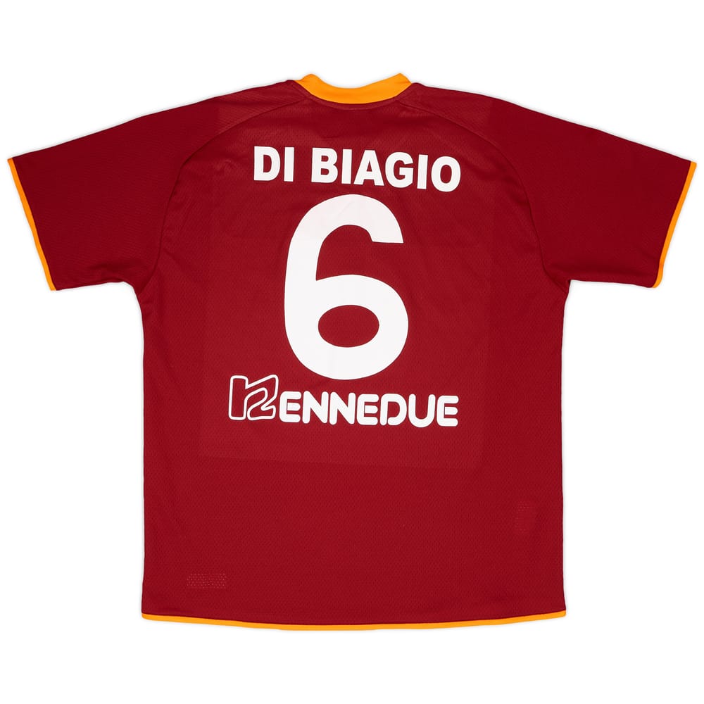 2008-12 Roma Match Issue Legends Home Shirt Di Biagio #6