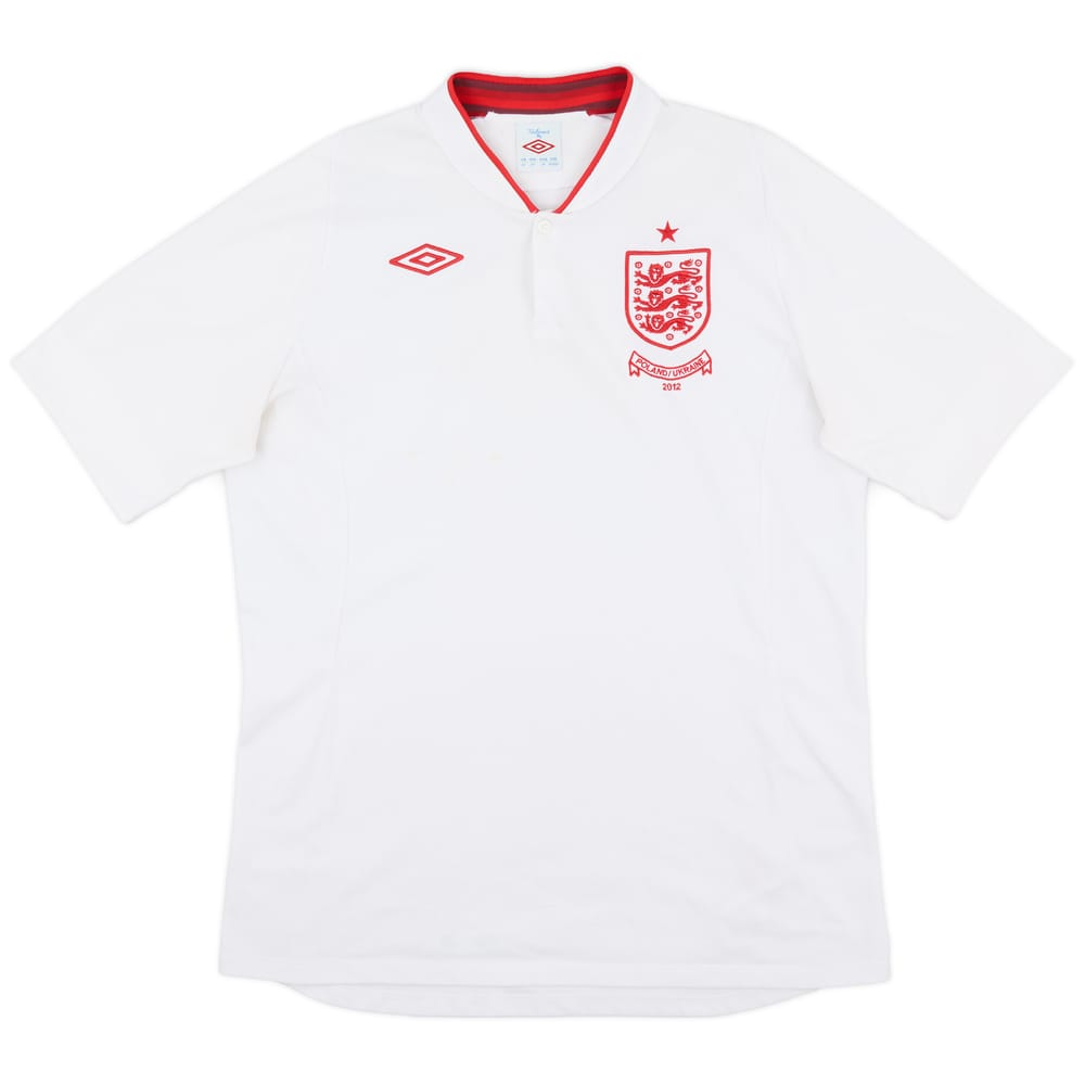 2012-13 England 'Poland/Ukraine' Home Shirt - 7/10 - (L)