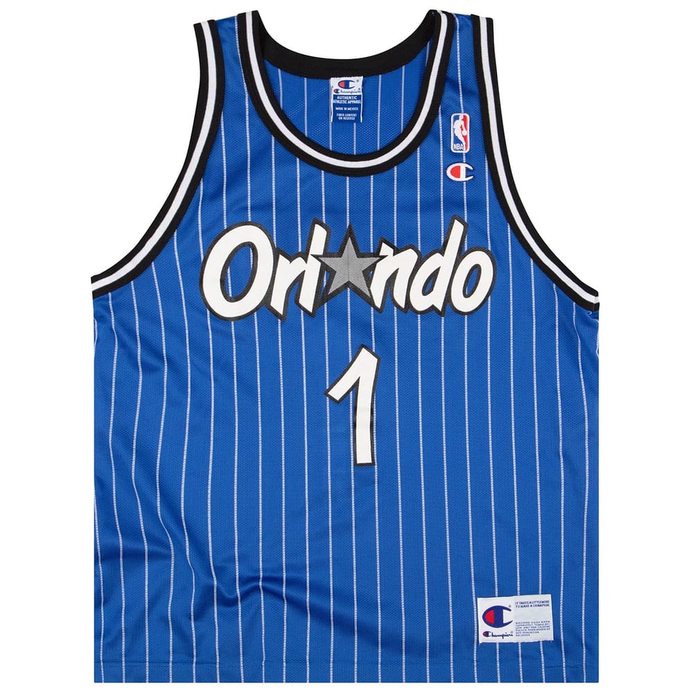 1995-98 Orlando Magic Hardaway #1 Champion Jersey (Away) L