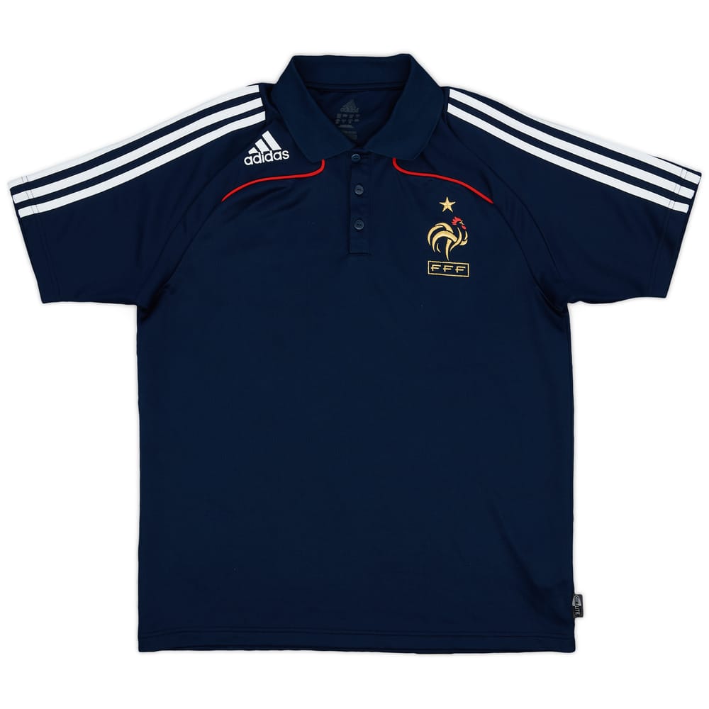 2007-08 France adidas Polo Shirt - 8/10 - (L)