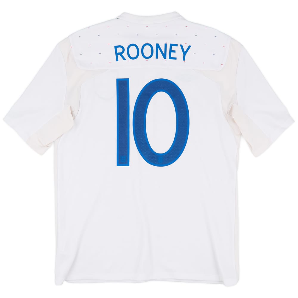 2010-11 England Home Shirt Rooney #10 - 7/10 - (L)