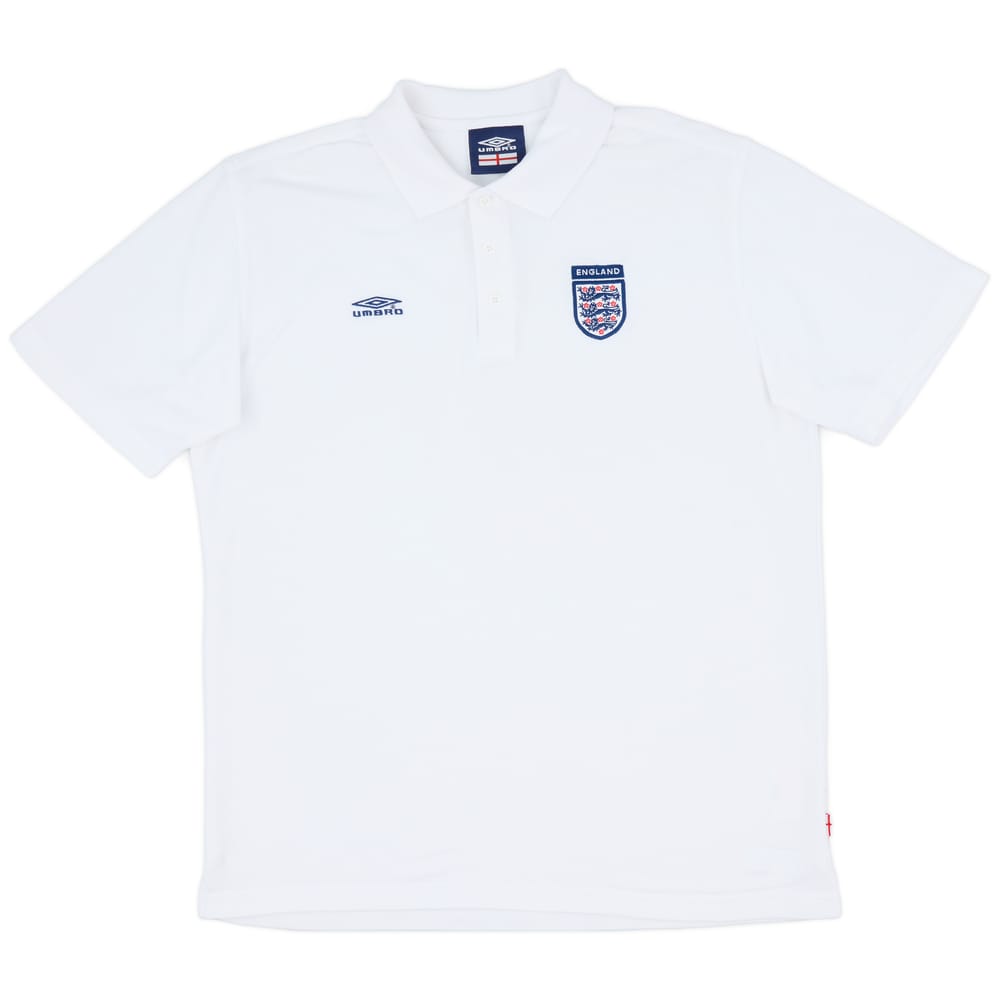 2004-05 England Umbro Cotton Polo - 7/10 - (L)