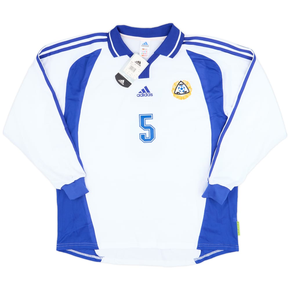 2000-02 Finland Player Issue Home L/S Shirt #5 (XL)