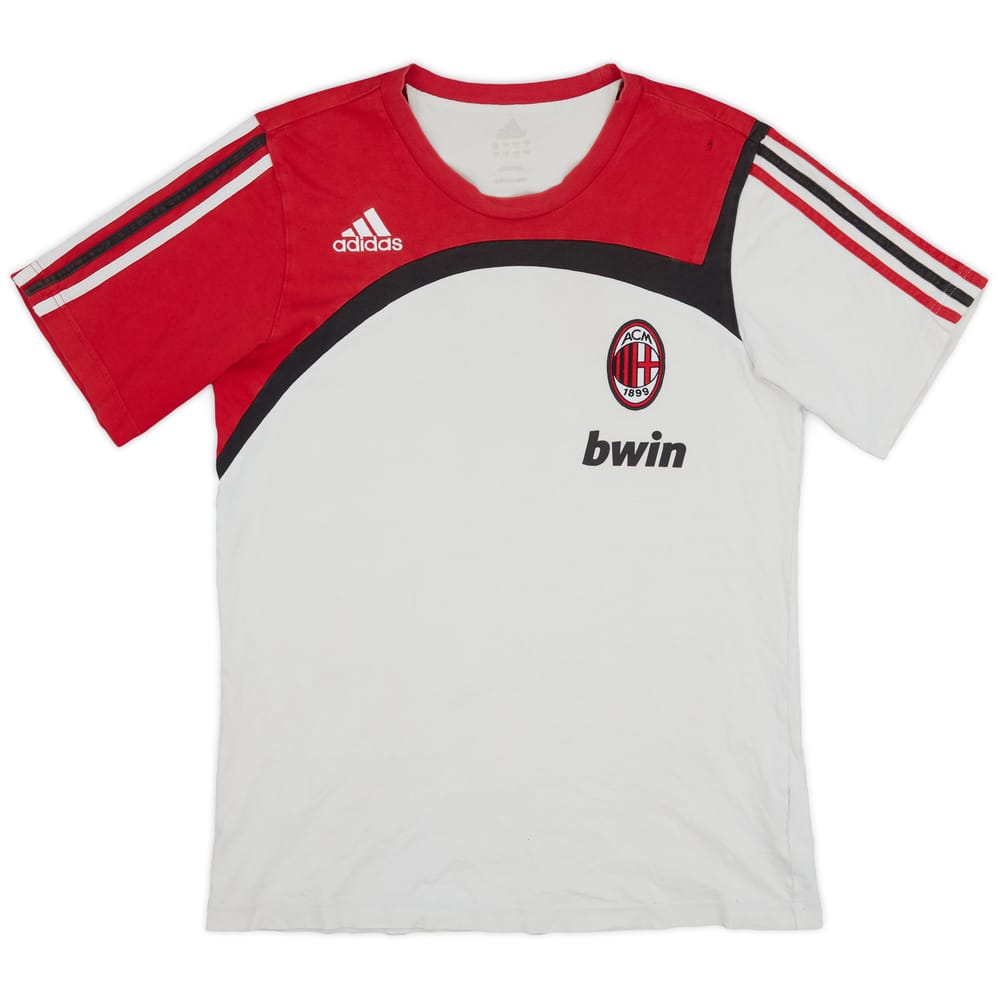 2007-08 AC Milan adidas Cotton Tee - 5/10 - (M)