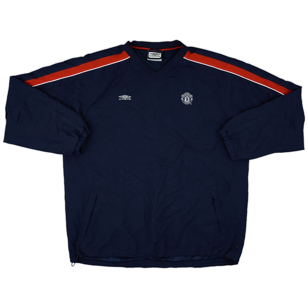 2000-01 Manchester United Umbro Drill Top - 6/10 - (XL)