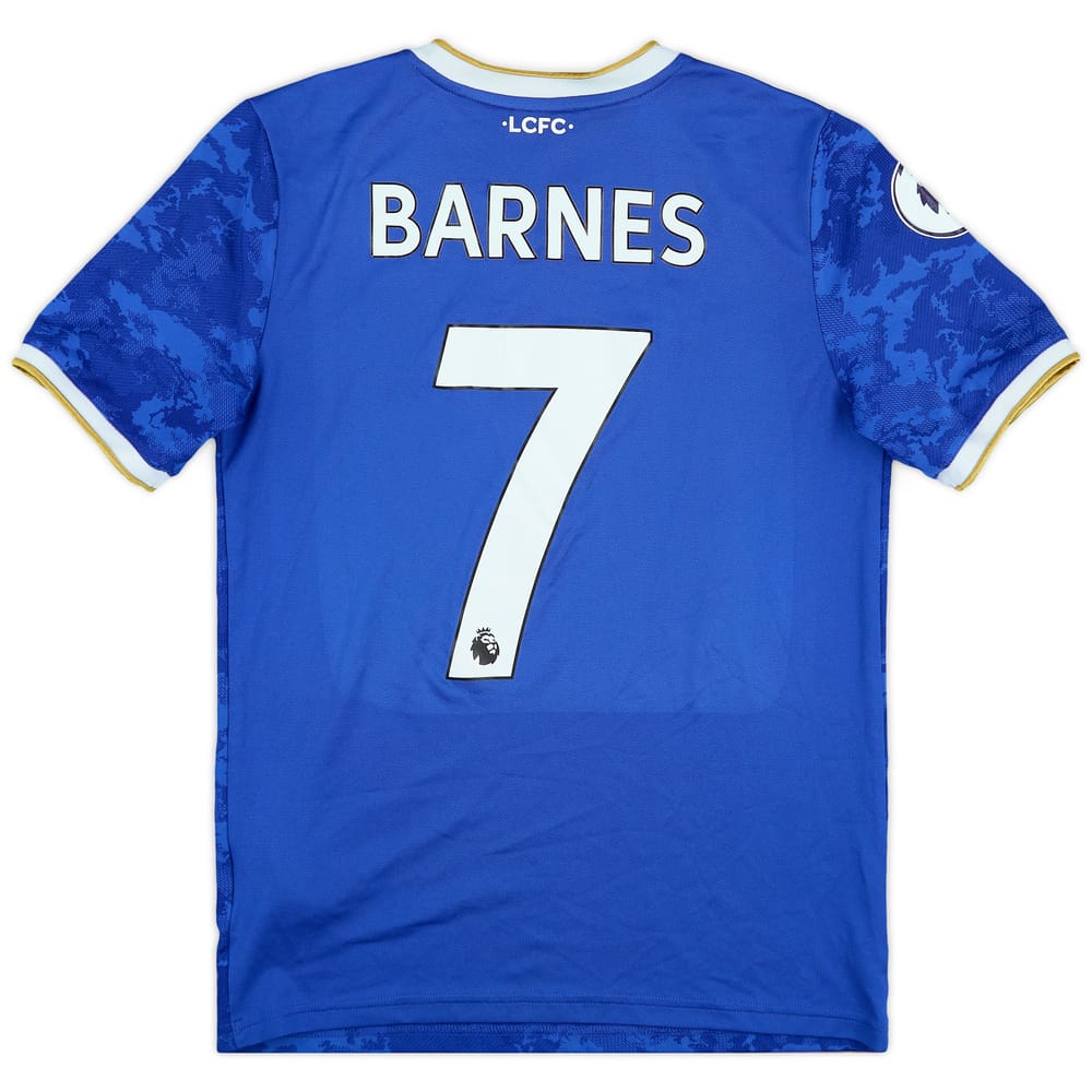 2021-22 Leicester Home Shirt Barnes #7 - 8/10 - (L.Boys)