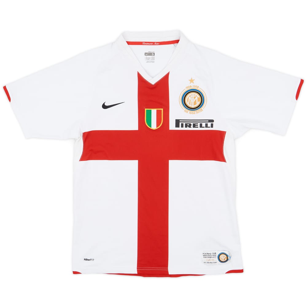 2007-08 Inter Milan Centenary Away Shirt - 6/10 - (S)