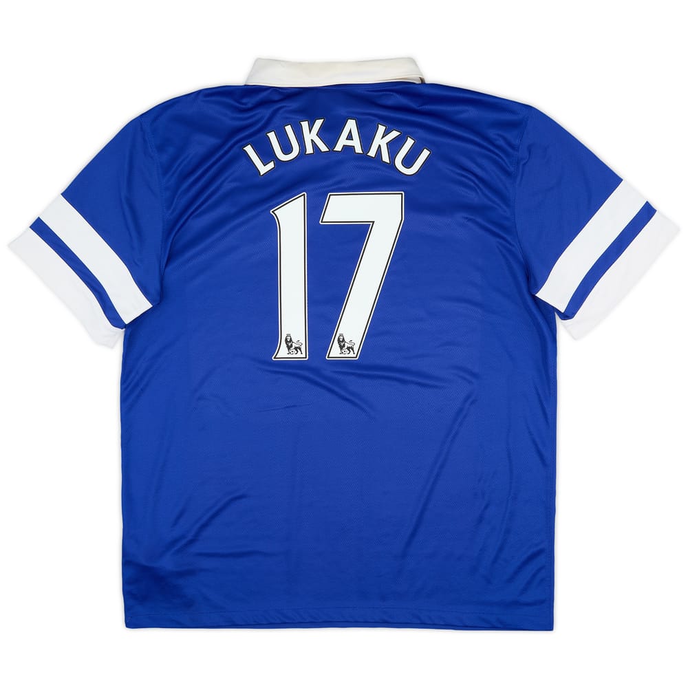 2013-14 Everton Home Shirt Lukaku #17 - 6/10 - (XL)