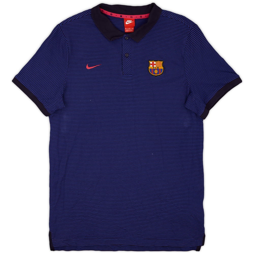 2016-17 Barcelona Nike Polo Shirt - 9/10 - (XL)