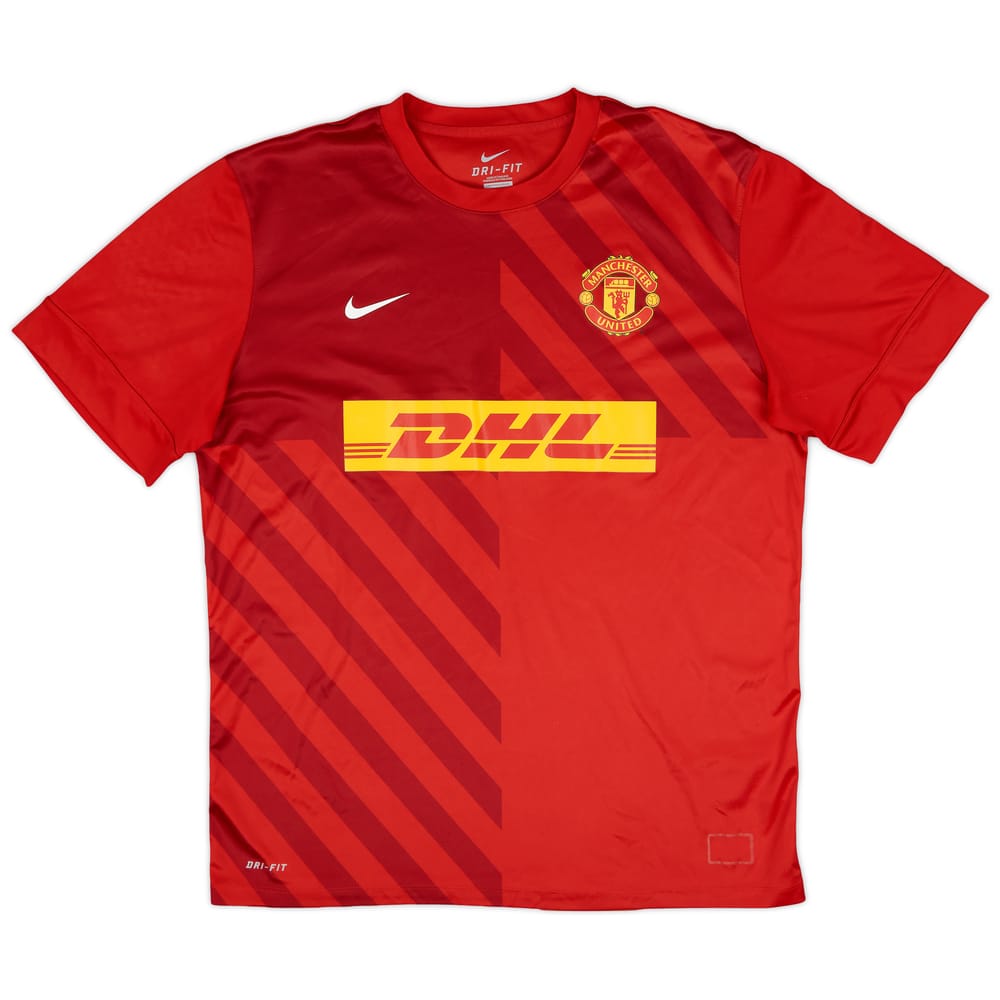 2012-13 Manchester United Nike Training Shirt - 9/10 - (XL)