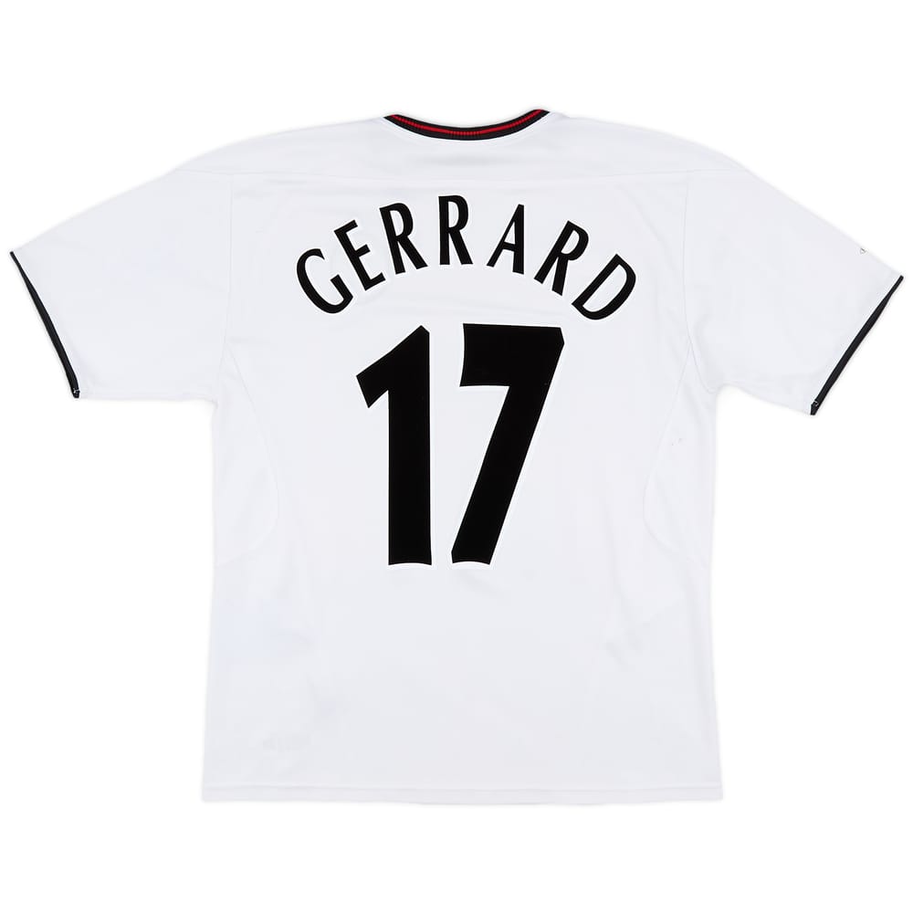 2003-04 Liverpool Away Shirt Gerrard #17 - 5/10 - (M)