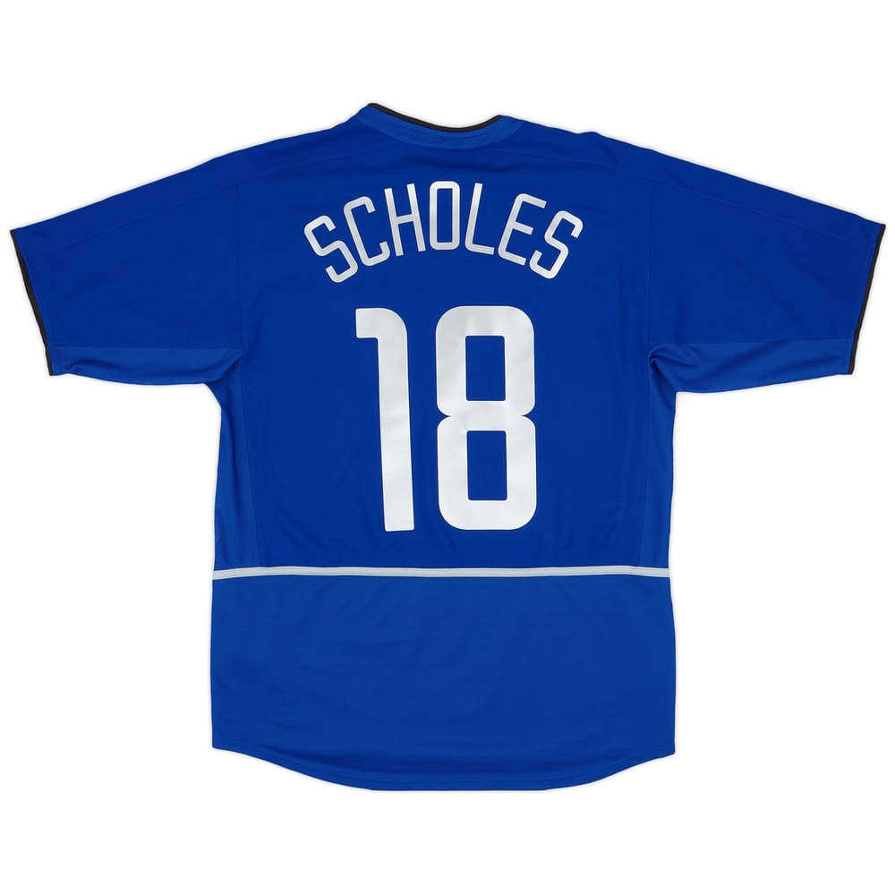 2002-03 Manchester United Third Shirt Scholes #18 - 9/10 - (M)