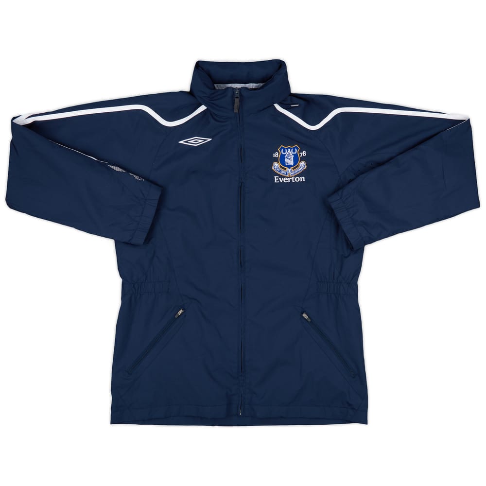 2007-08 Everton Umbro Hooded Rain Jacket - 7/10 - (M)