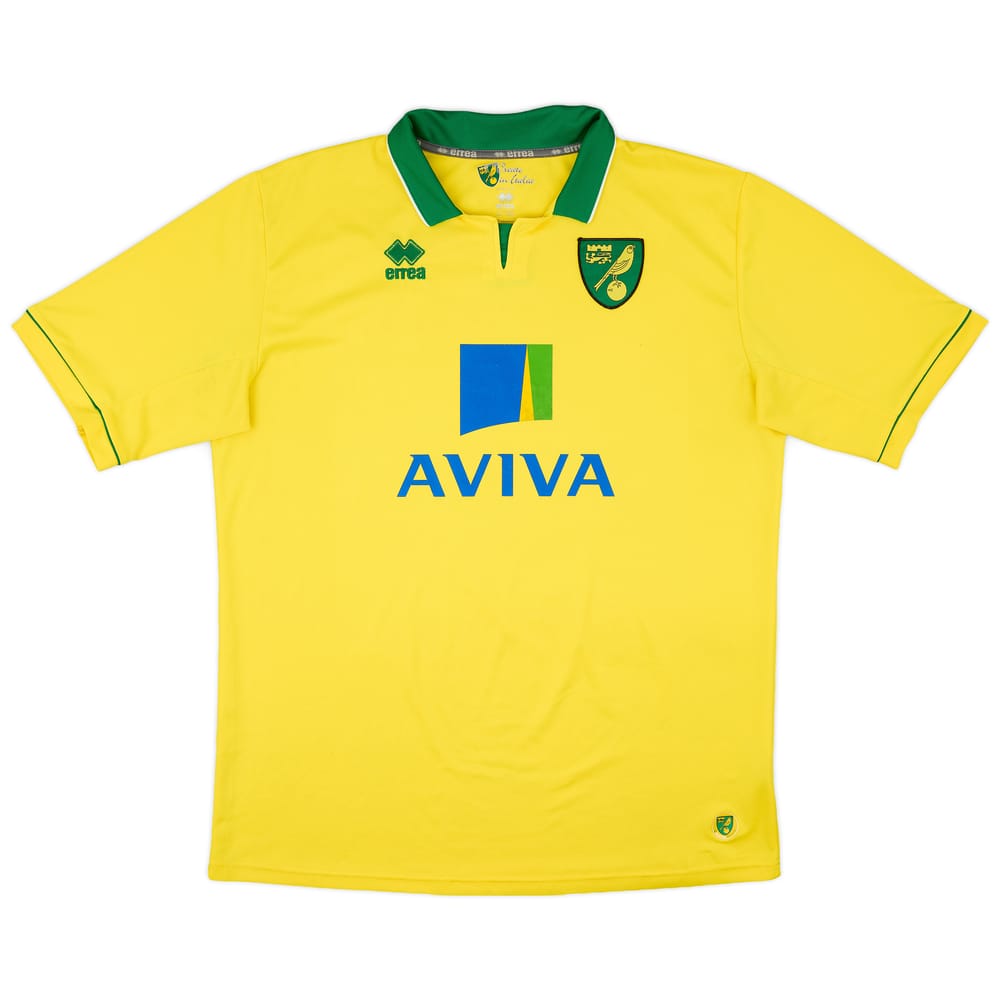 2012-13 Norwich Home Shirt - 8/10 - (4XL)