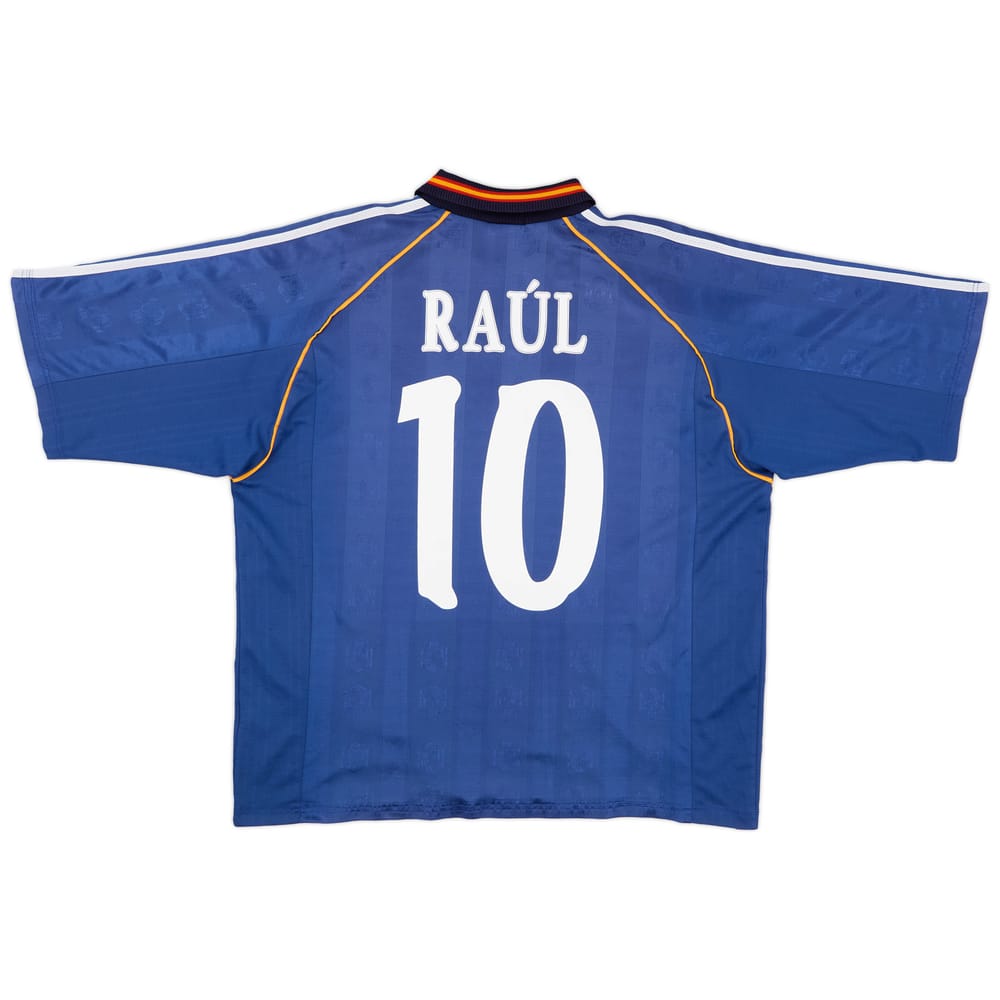 1999-00 Spain Away Shirt Raul #10 - 8/10 - (XL)