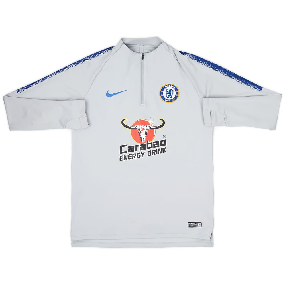 2018-19 Chelsea Nike 1/4 Zip Drill Top - 8/10 - (M)