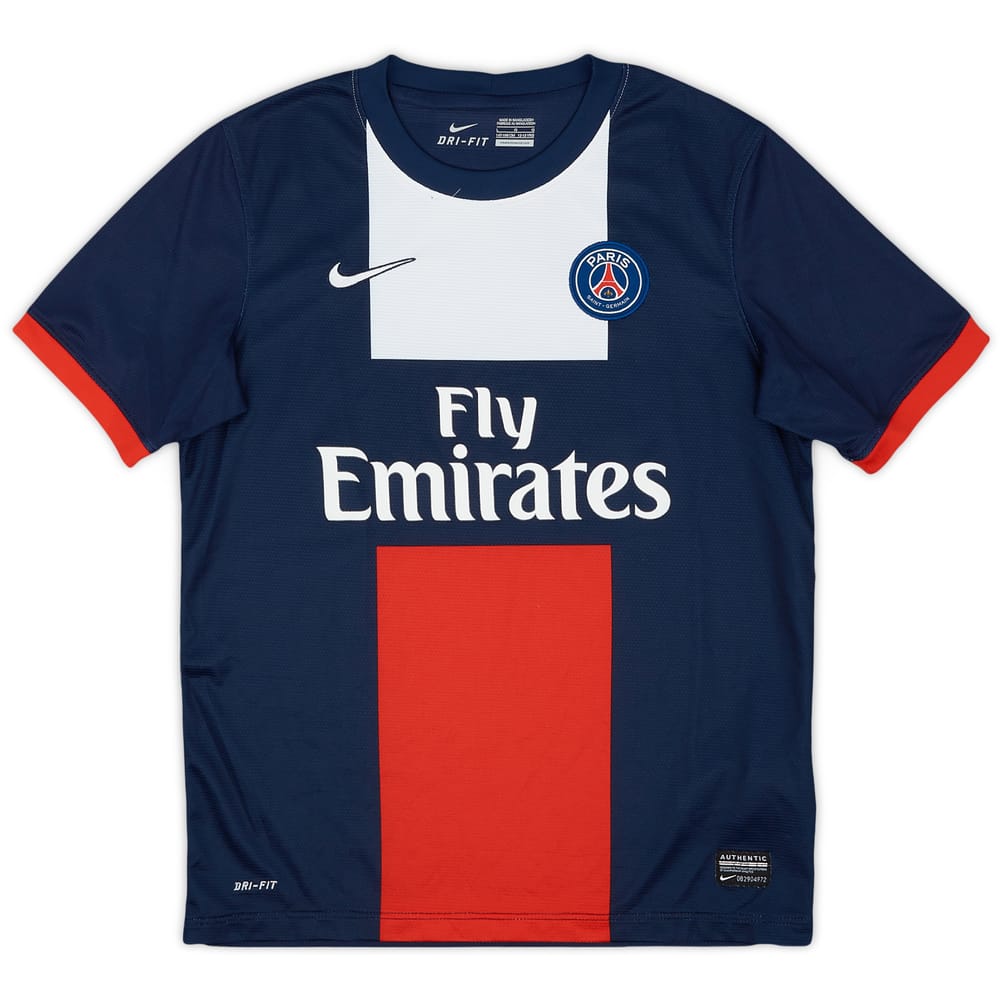 2013-14 Paris Saint-Germain Home Shirt - 9/10 - (L.Boys)