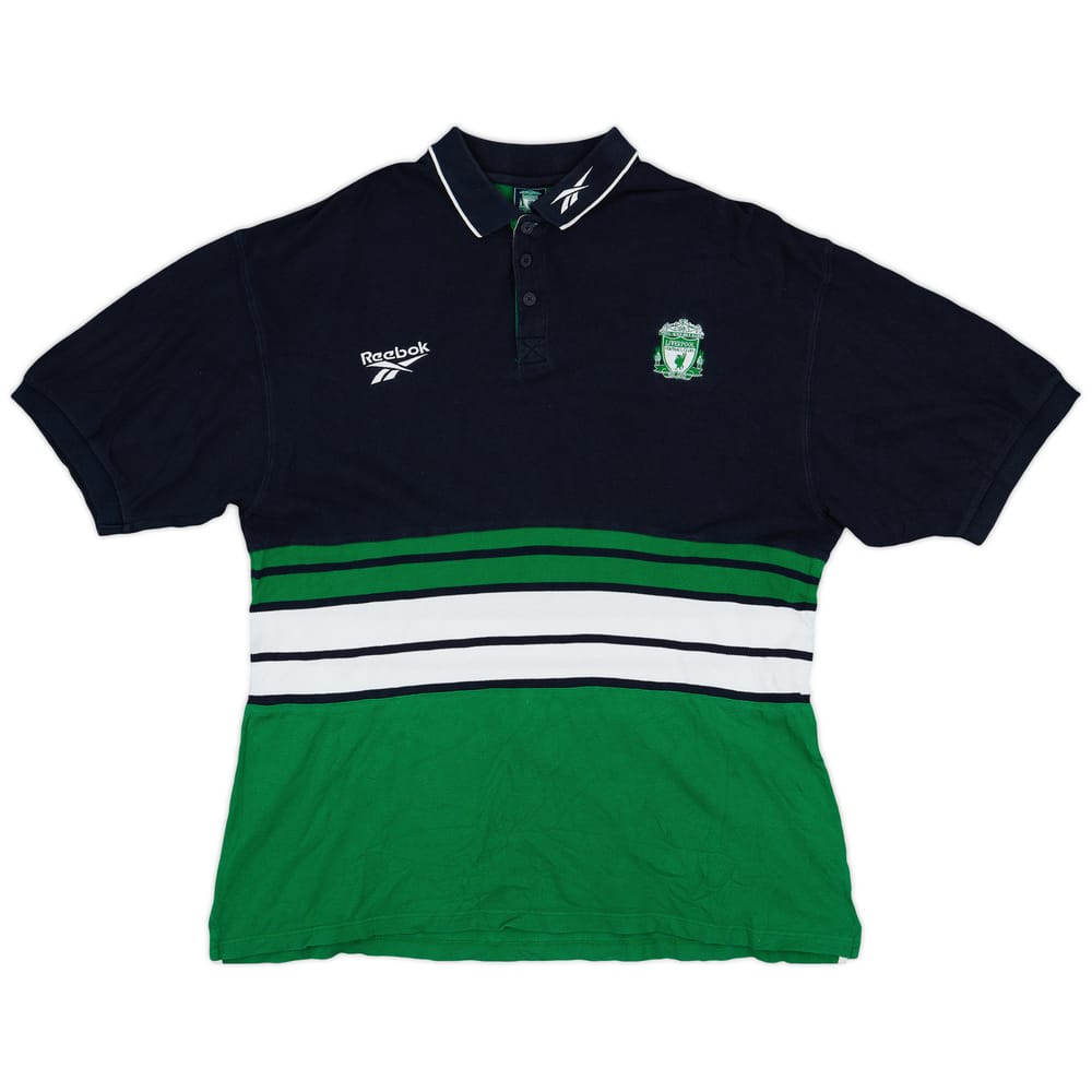 1999-00 Liverpool Reebok Polo Shirt - 9/10 - (XL)
