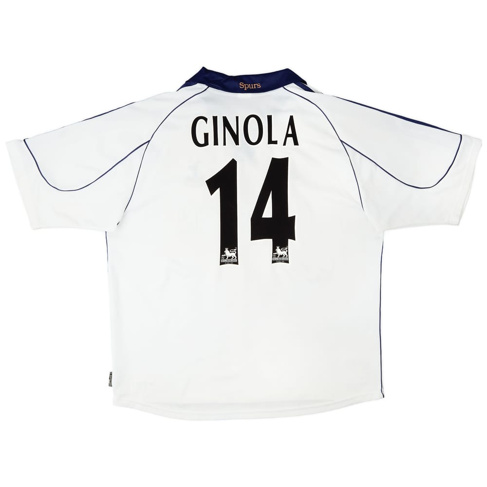 1999-01 Tottenham Home Shirt Ginola #14 - 6/10 - (XL)