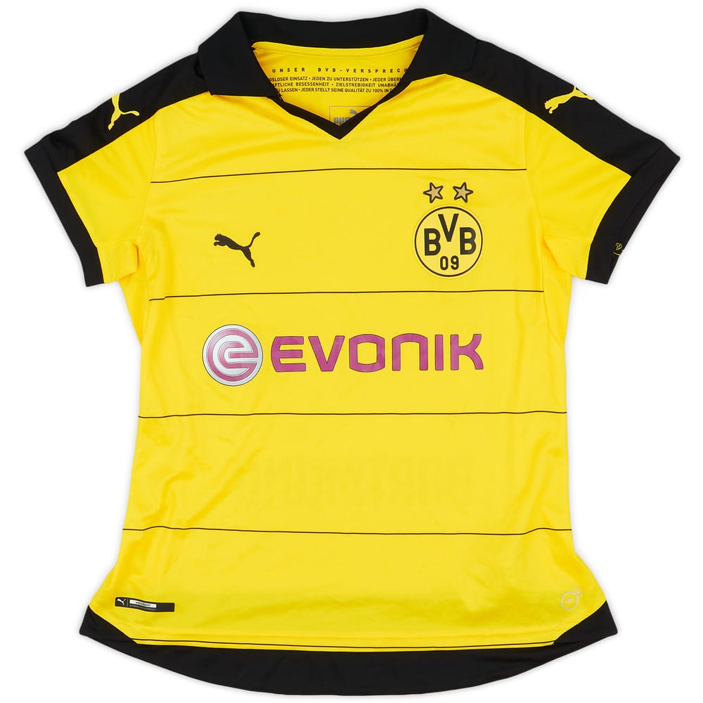 2015-16 Borussia Dortmund Home Shirt - 7/10 - (Women's M)